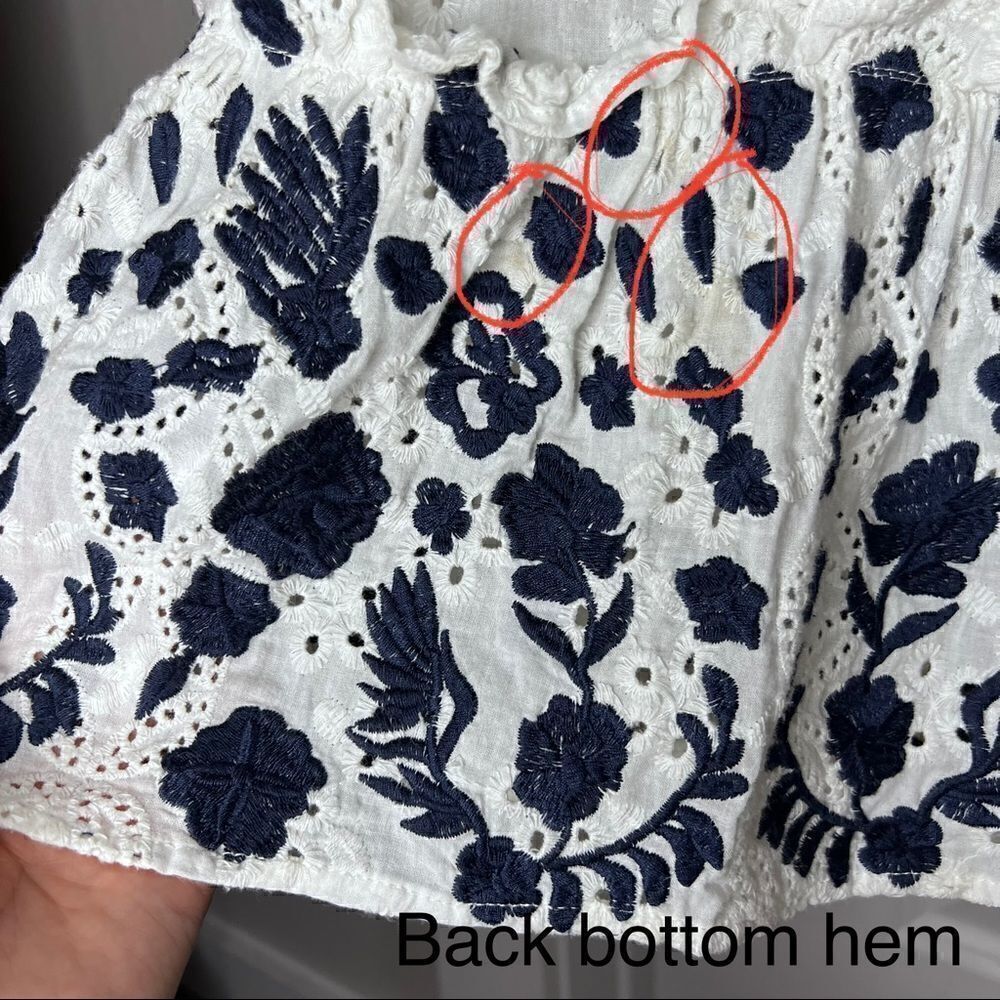 Allison New York White Eyelet Embroidered Maxi Dress- Anthropologie - Picture 15 of 16